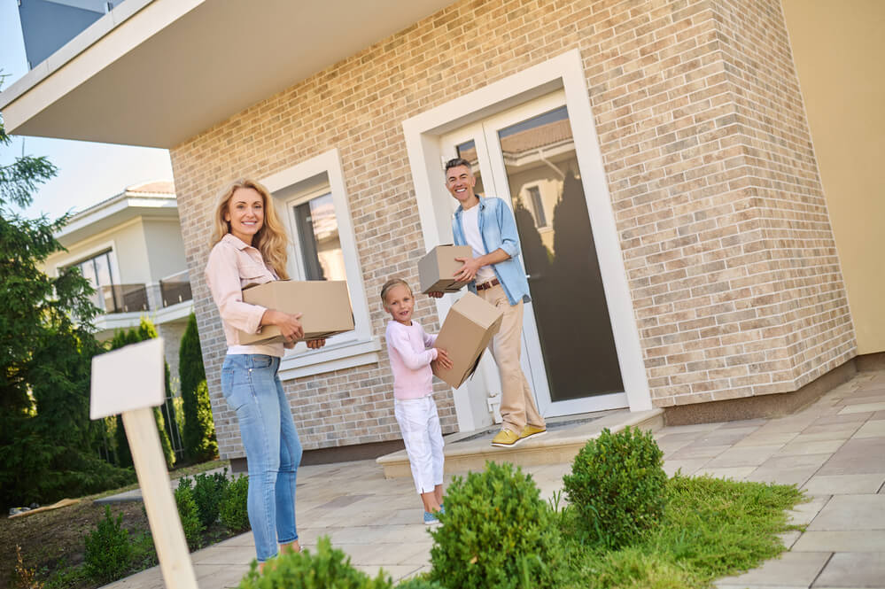 odbiór domu przez rodzinę