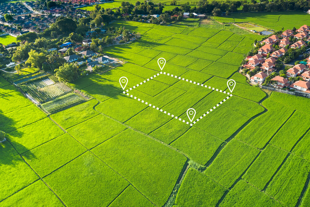 scalenie działek na mapie