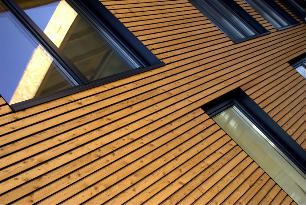 Elewacje drewniane w Szczecinie